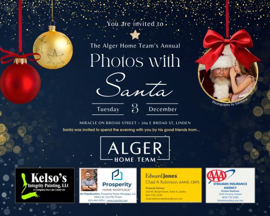 The Alger Home Team's Annual "Photos with Santa" 2024